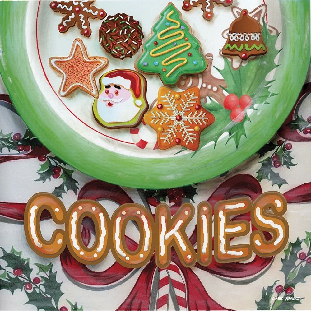 Christmas Cookies art print by Ed Wargo for $57.95 CAD
