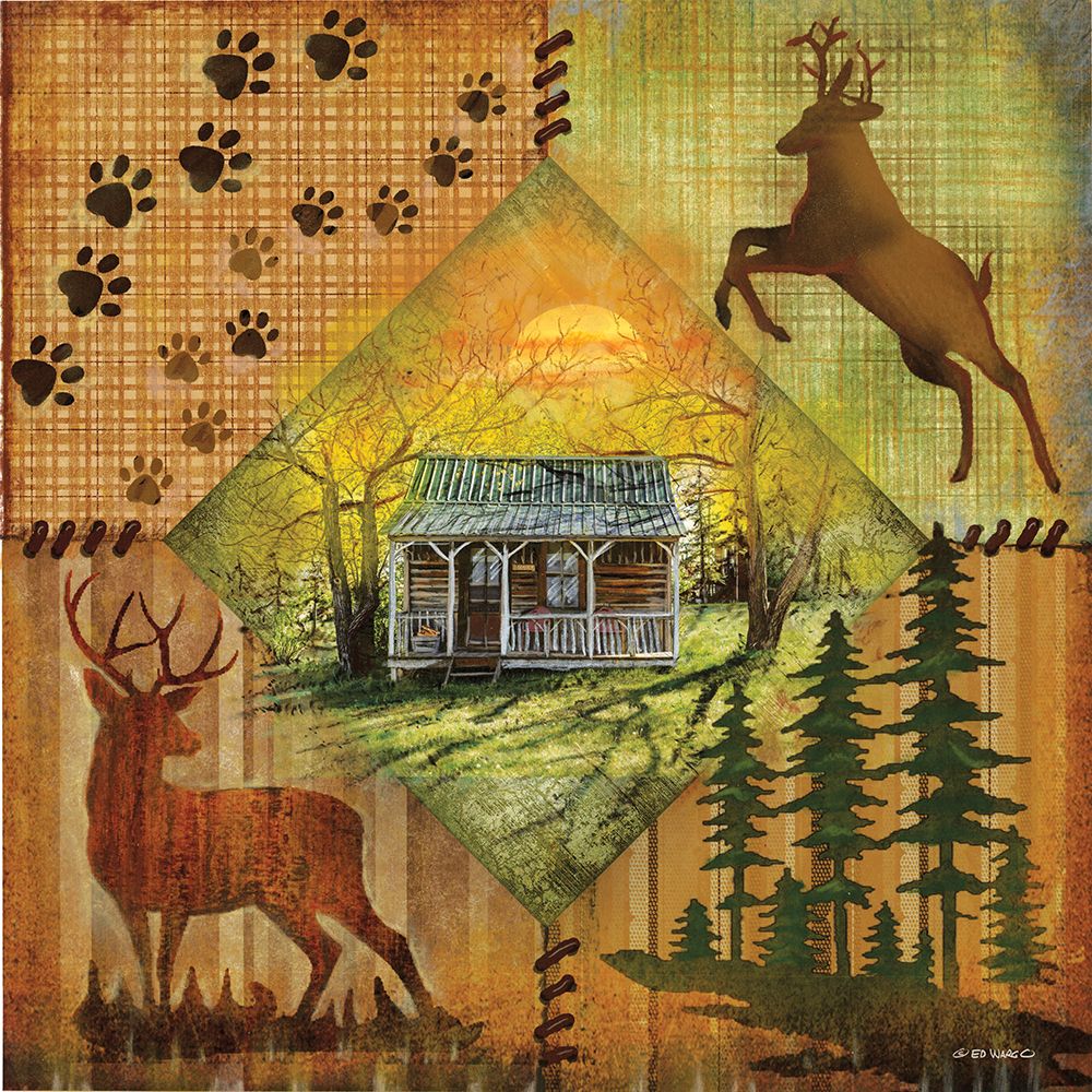 Deer in the Woods art print by Ed Wargo for $57.95 CAD