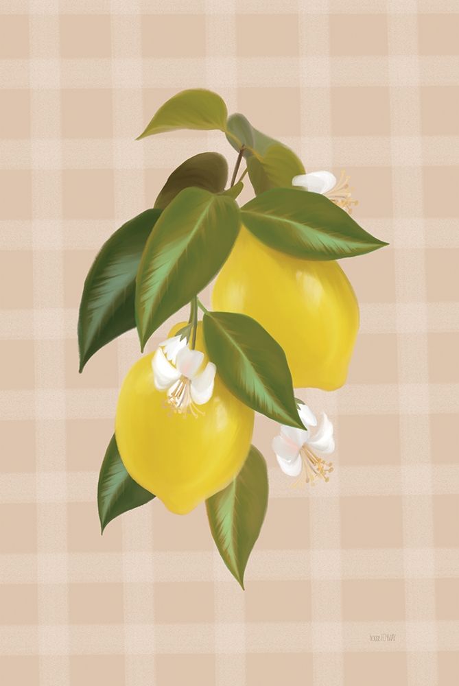 Lemon Botanical I   art print by House Fenway for $57.95 CAD