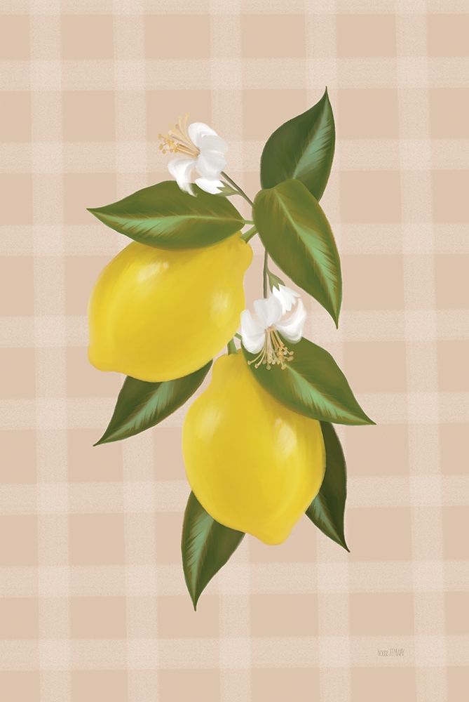 Lemon Botanical II art print by House Fenway for $57.95 CAD
