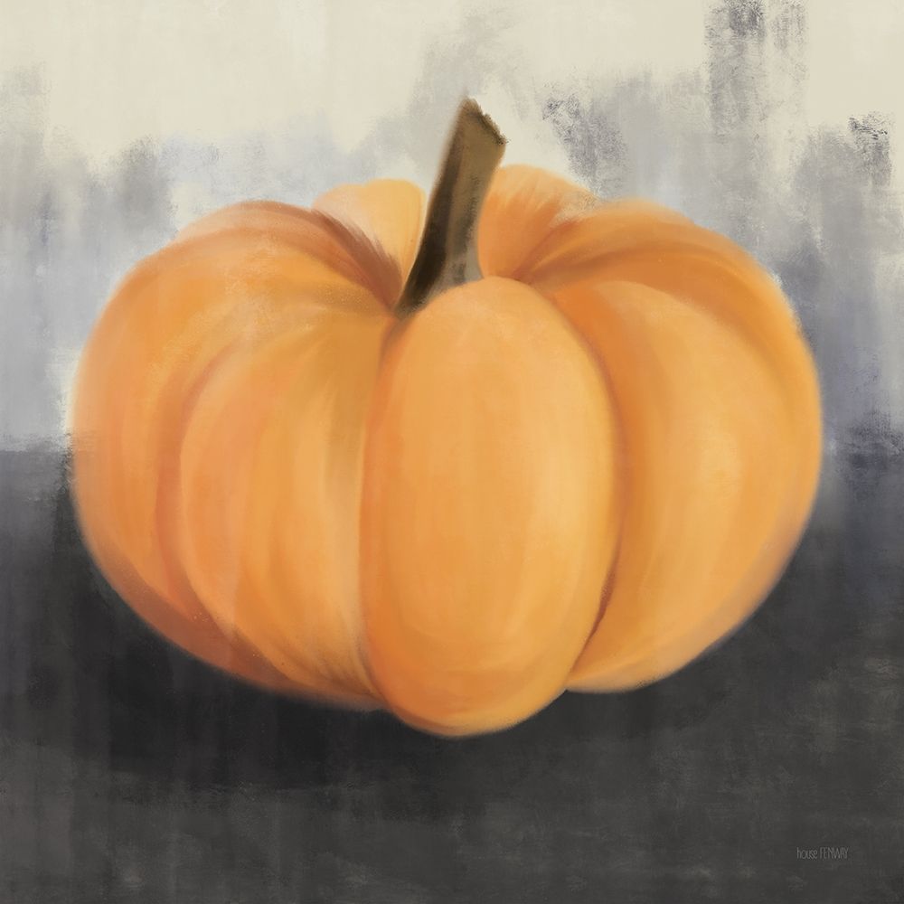 Orange Rustic Pumpkin art print by House Fenway for $57.95 CAD