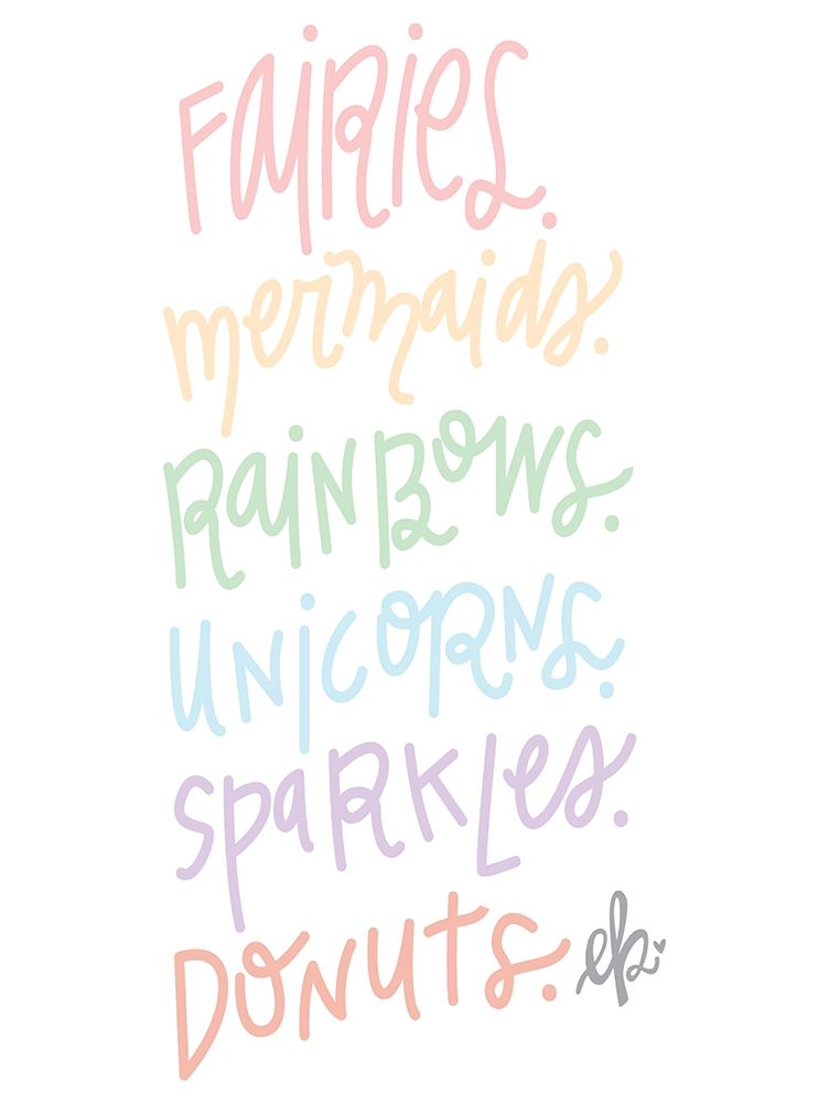 Sparkles and Donuts  art print by Erin Barrett for $57.95 CAD