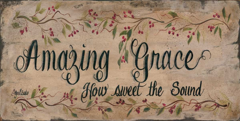 Amazing Grace art print by Gail Eads for $57.95 CAD