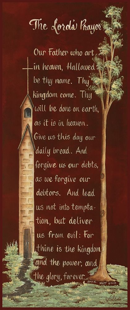 The Lords Prayer art print by Gail Eads for $57.95 CAD