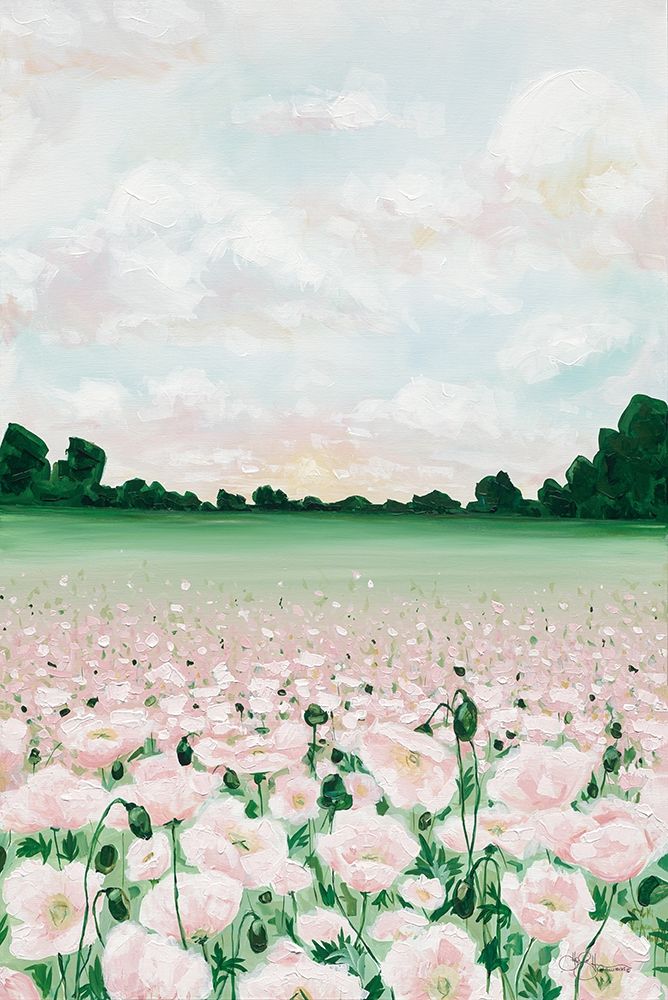 Pink Poppies art print by Hollihocks Art for $57.95 CAD