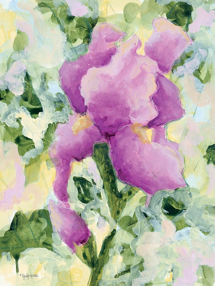 Purple Iris art print by Jennifer Holden for $57.95 CAD