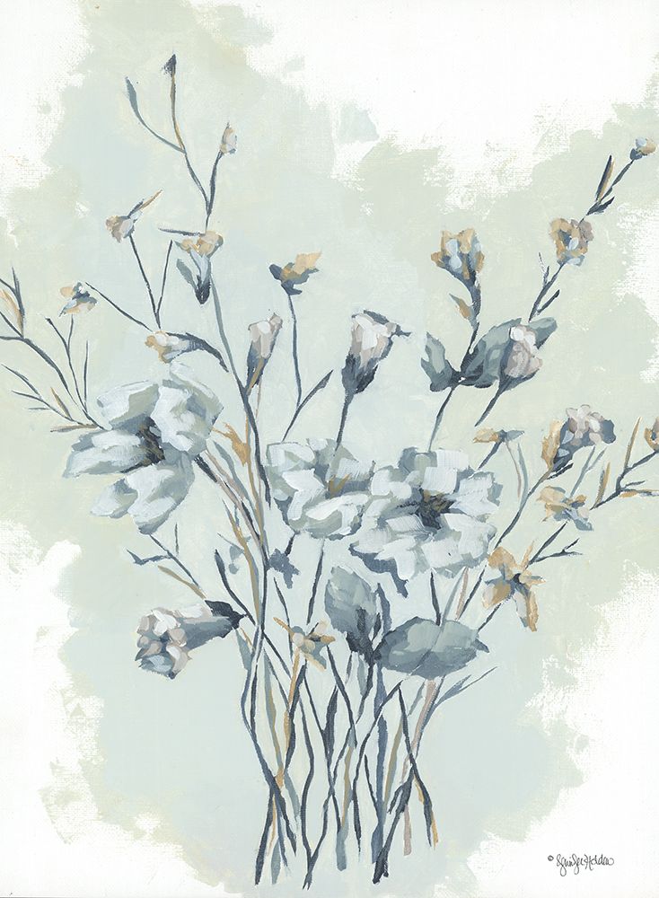 Calming Cottage Floral art print by Jennifer Holden for $57.95 CAD