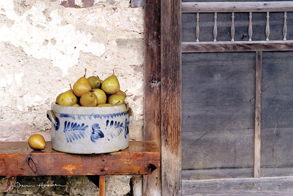 Bushel and a Peck Crock of Pears art print by Irvin Hoover for $57.95 CAD