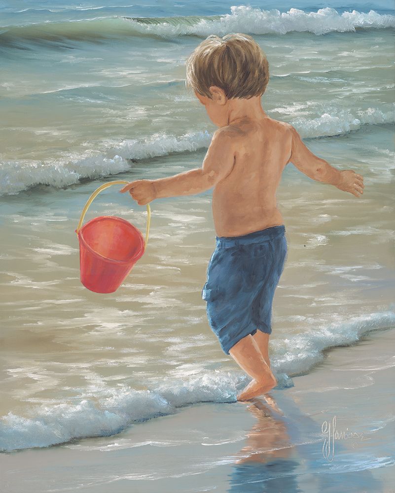 Water Play II art print by Georgia Janisse for $57.95 CAD