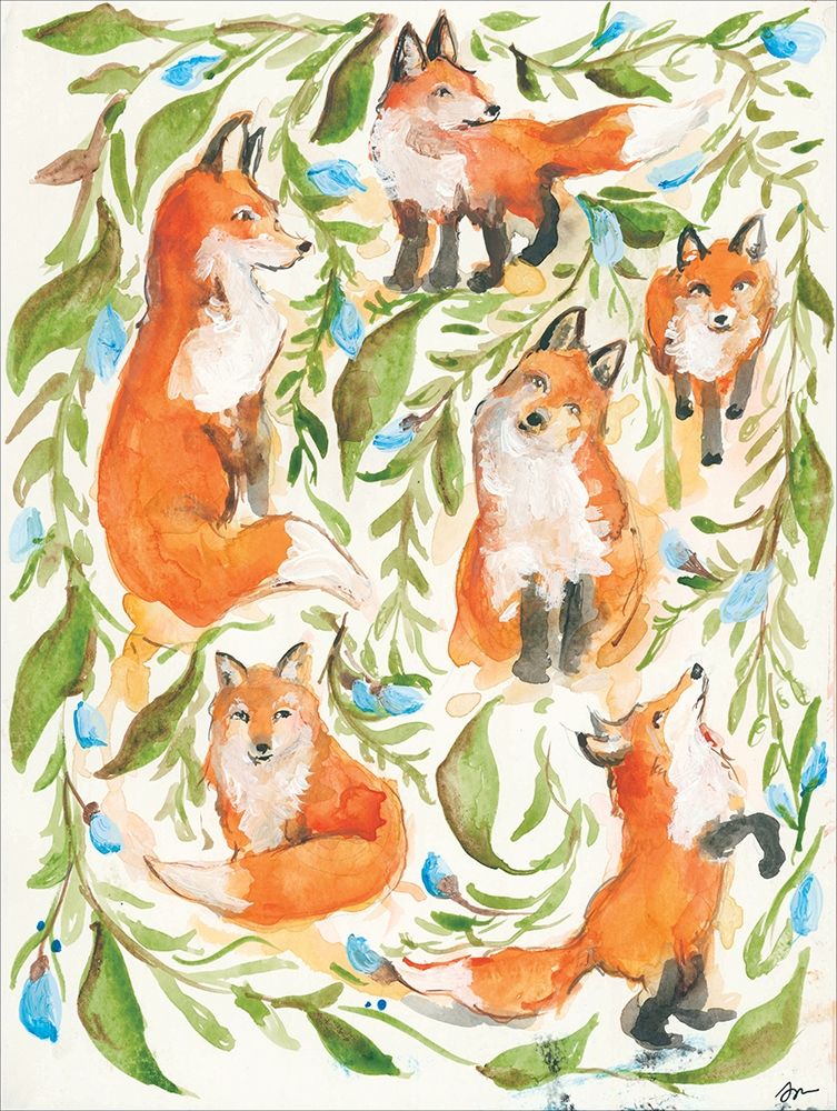 Fox Trot art print by Jessica Mingo for $57.95 CAD