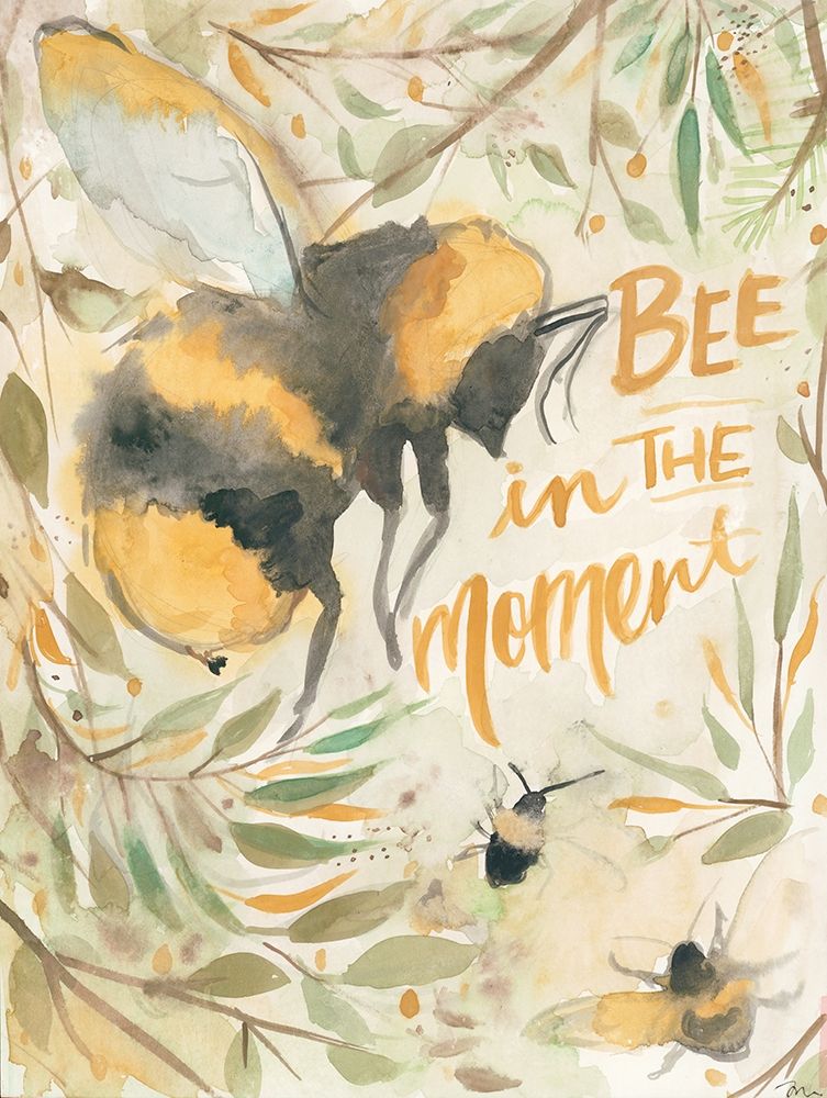 Bee in the Moment art print by Jessica Mingo for $57.95 CAD