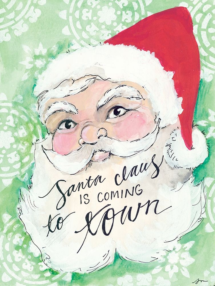 Santa is Coming to Town art print by Jessica Mingo for $57.95 CAD