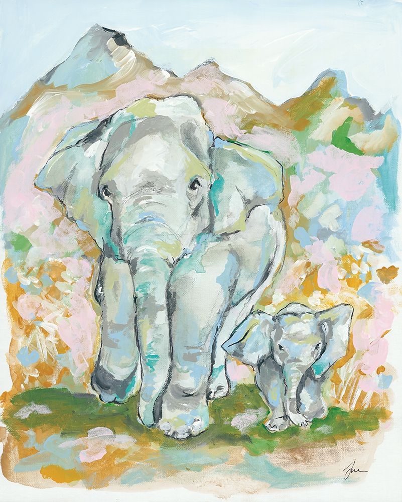 Elephant Summer art print by Jessica Mingo for $57.95 CAD