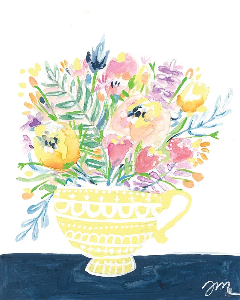 Tea Cup Flowers art print by Jessica Mingo for $57.95 CAD