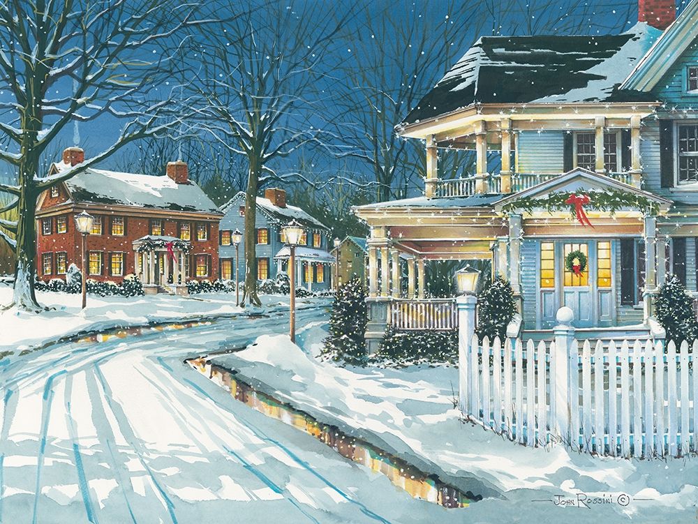 Seasonal Lights art print by John Rossini for $57.95 CAD