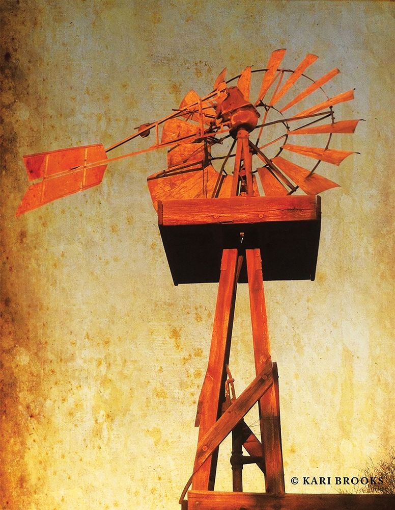 Chips Windmill I   art print by Kari Brooks for $57.95 CAD