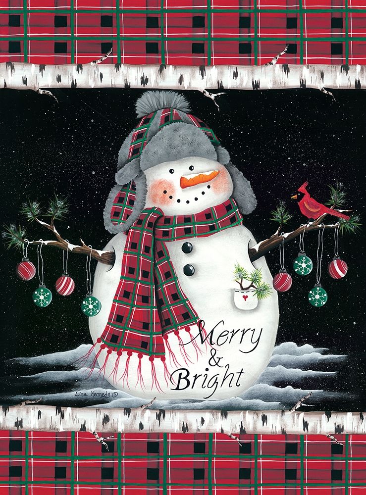 Merry and Bright art print by Lisa Kennedy for $57.95 CAD