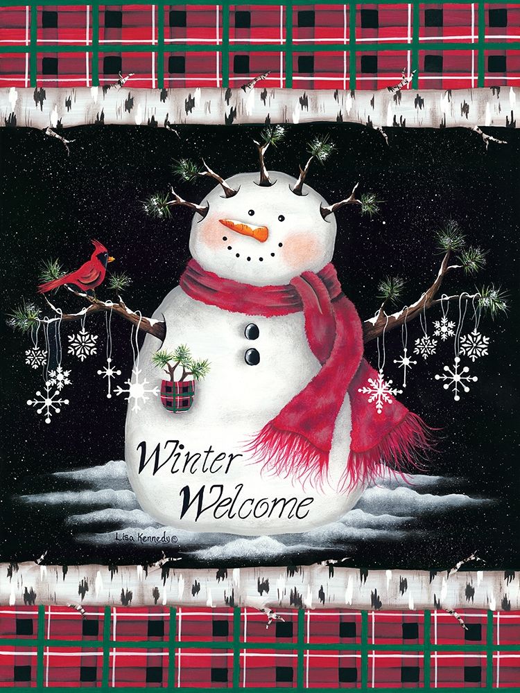 Winter Welcome art print by Lisa Kennedy for $57.95 CAD