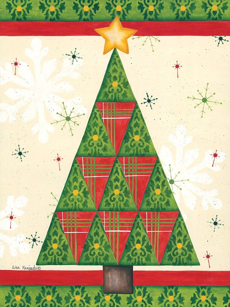 Triangle Tree art print by Lisa Kennedy for $57.95 CAD