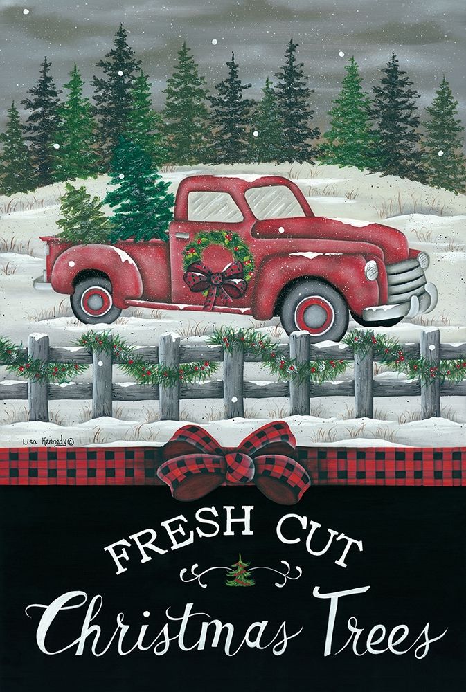 Fresh Cut Trees art print by Lisa Kennedy for $57.95 CAD