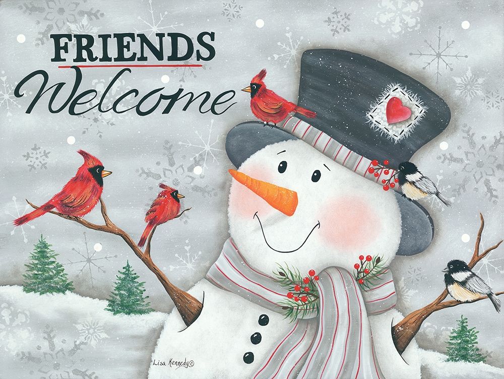 Friends Welcome art print by Lisa Kennedy for $57.95 CAD
