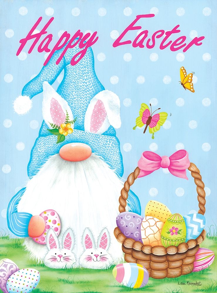 Easter Gnome art print by Lisa Kennedy for $57.95 CAD