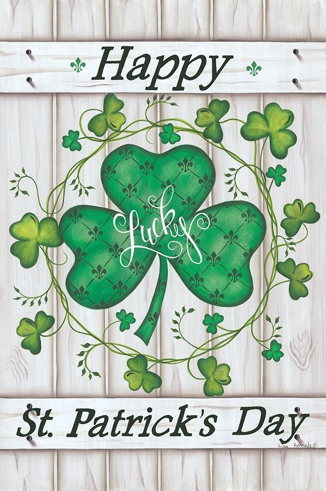 St. Patricks Day art print by Lisa Kennedy for $57.95 CAD