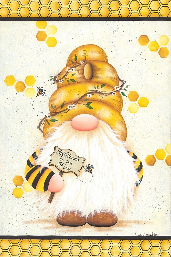 Welcome to Our Hive art print by Lisa Kennedy for $57.95 CAD