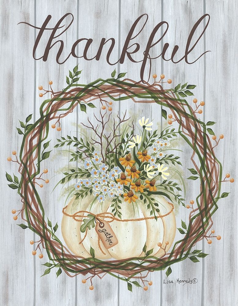 Thankful art print by Lisa Kennedy for $57.95 CAD