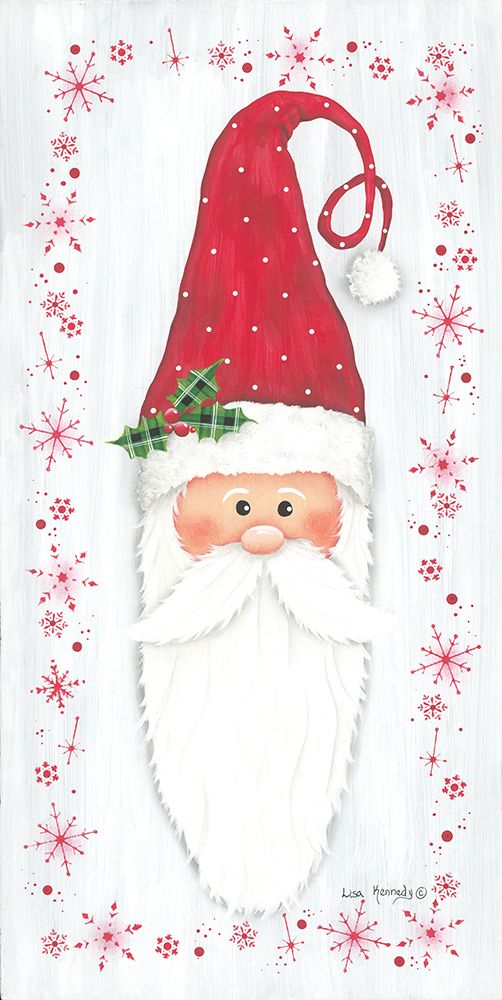 Santa art print by Lisa Kennedy for $57.95 CAD