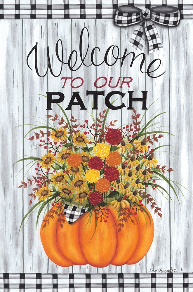 Welcome to Our Patch art print by Lisa Kennedy for $57.95 CAD