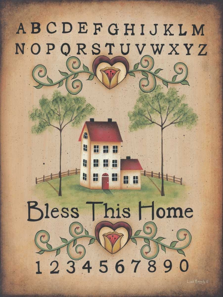 Bless This Home art print by Lisa Kennedy for $57.95 CAD