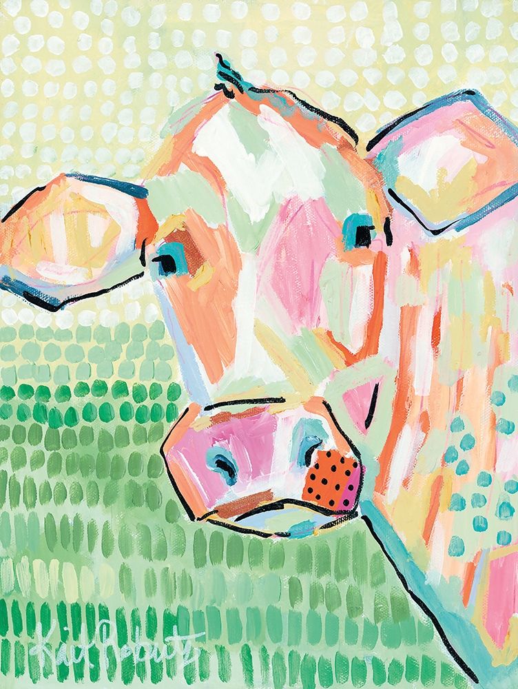 Moo Series:  Peggy art print by Kait Roberts for $57.95 CAD