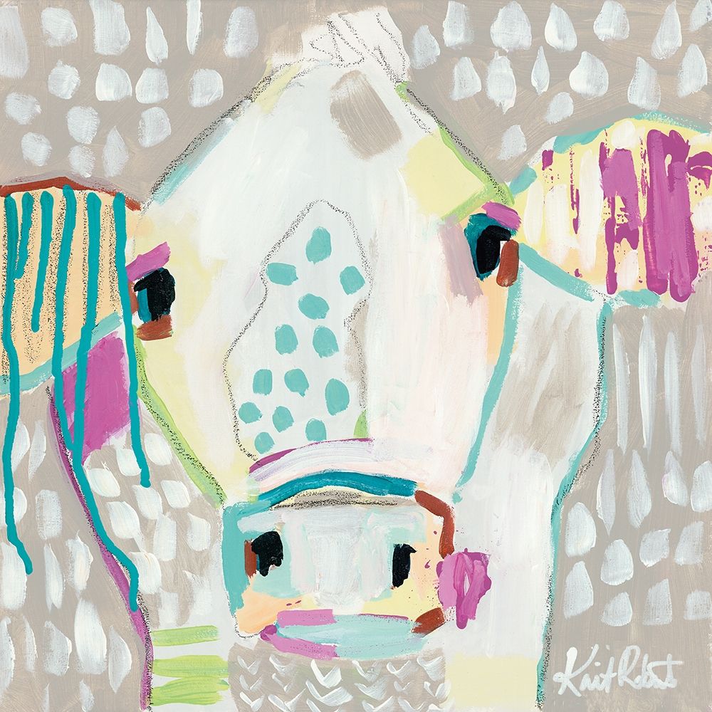 Moo Series:  Georgia art print by Kait Roberts for $57.95 CAD
