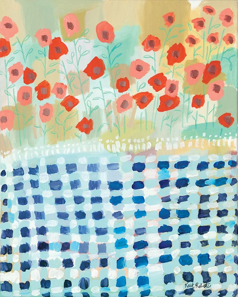 Poppies and Picnics art print by Kait Roberts for $57.95 CAD