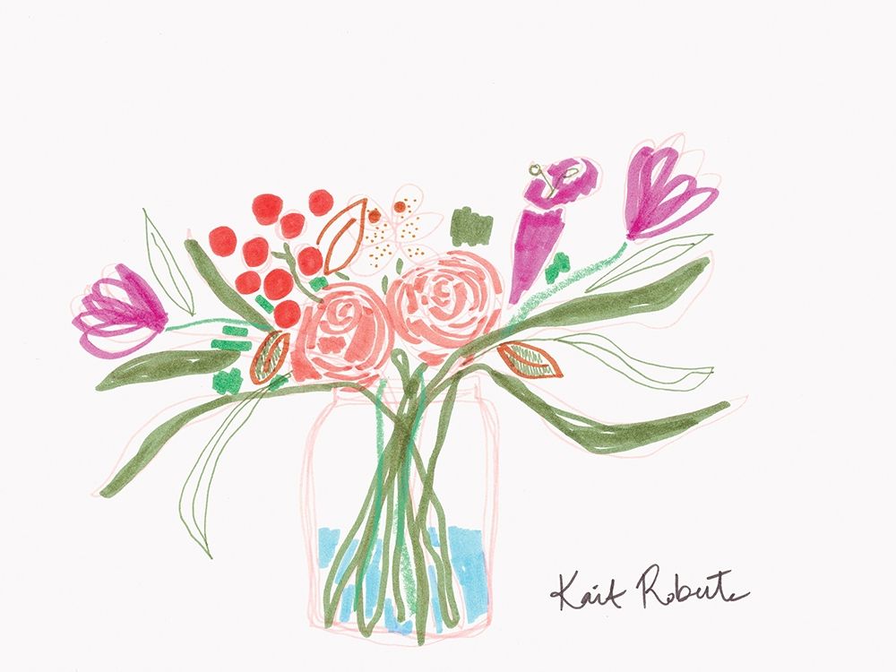 Bouquet for Carle art print by Kait Roberts for $57.95 CAD