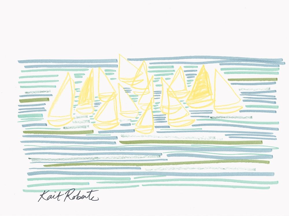 Sunday at Sea art print by Kait Roberts for $57.95 CAD