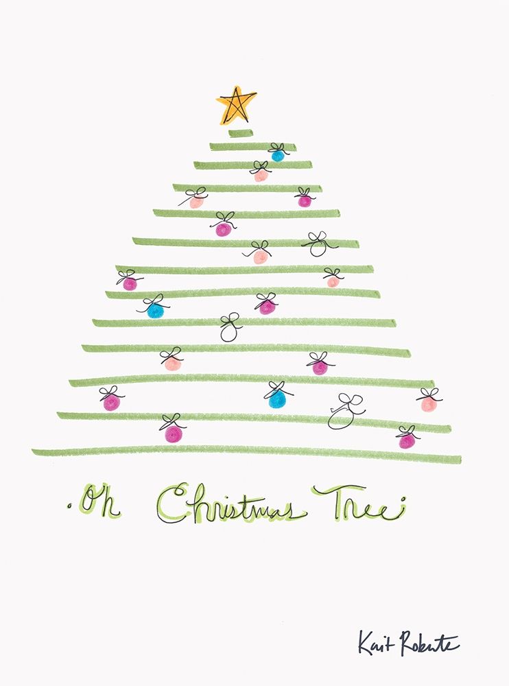 Oh Christmas Tree art print by Kait Roberts for $57.95 CAD