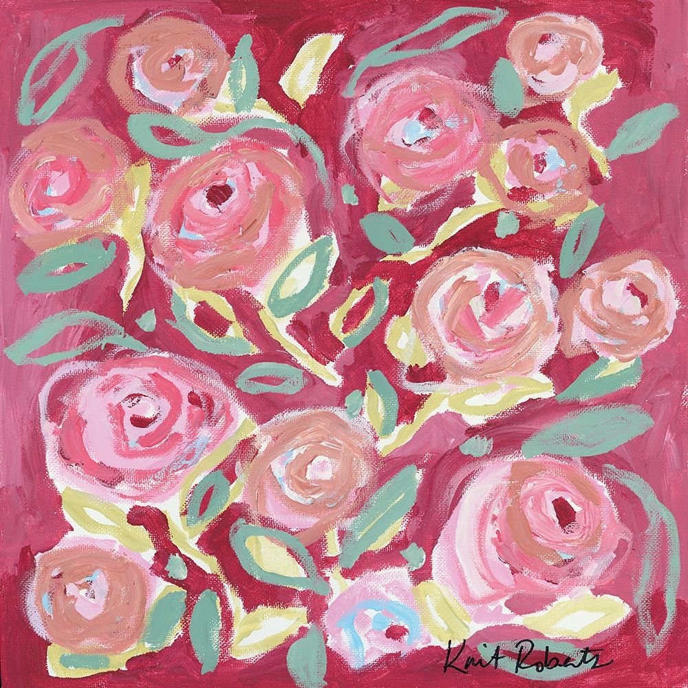 Blooming in Rose art print by Kait Roberts for $57.95 CAD