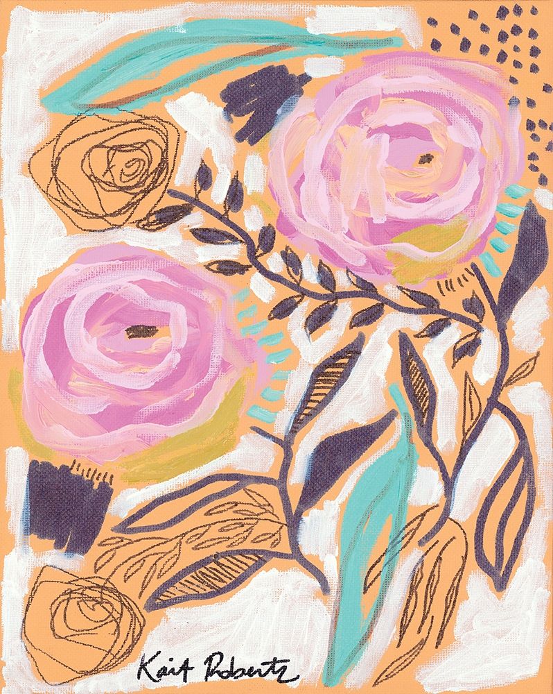 Bubblegum Blooms art print by Kait Roberts for $57.95 CAD