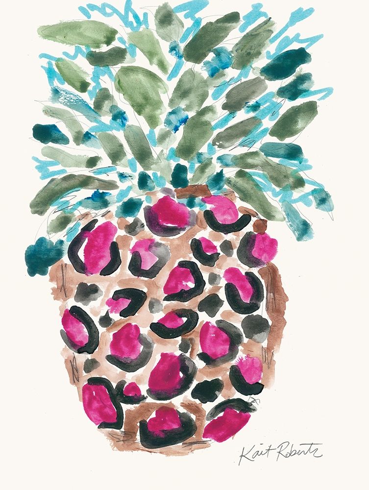 Wild About Pineapple art print by Kait Roberts for $57.95 CAD