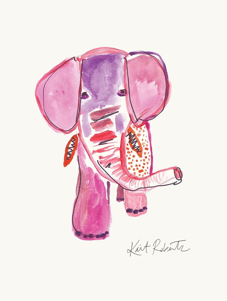 Edith the Elephant art print by Kait Roberts for $57.95 CAD