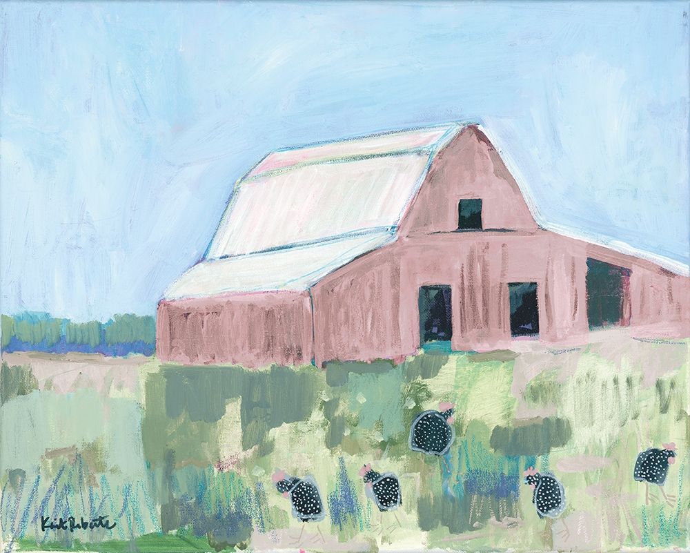 Pastel Barn II art print by Kait Roberts for $57.95 CAD