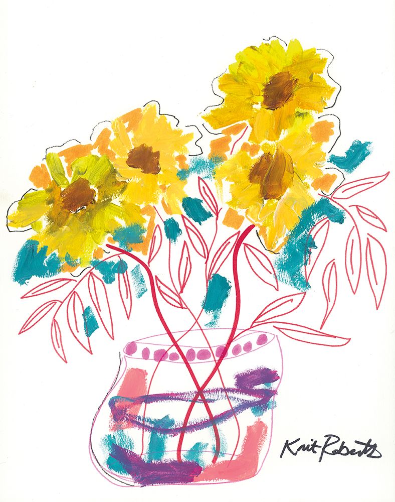 Sunny Blooms art print by Kait Roberts for $57.95 CAD