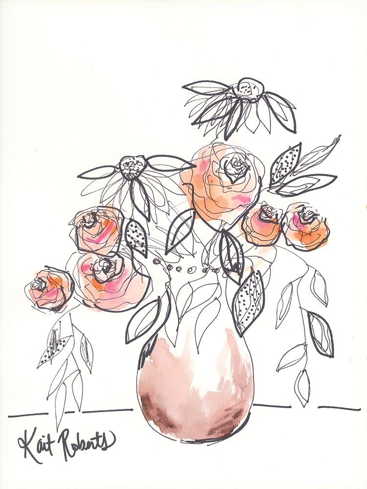 Peach Bellini II art print by Kait Roberts for $57.95 CAD