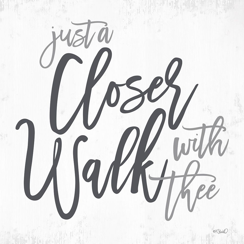 Closer Walk with Thee   art print by Kate Sherrill for $57.95 CAD