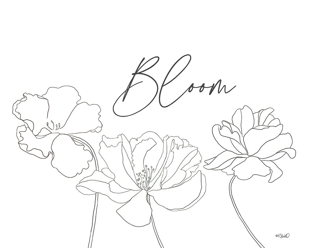 Bloom Sketch art print by Kate Sherrill for $57.95 CAD