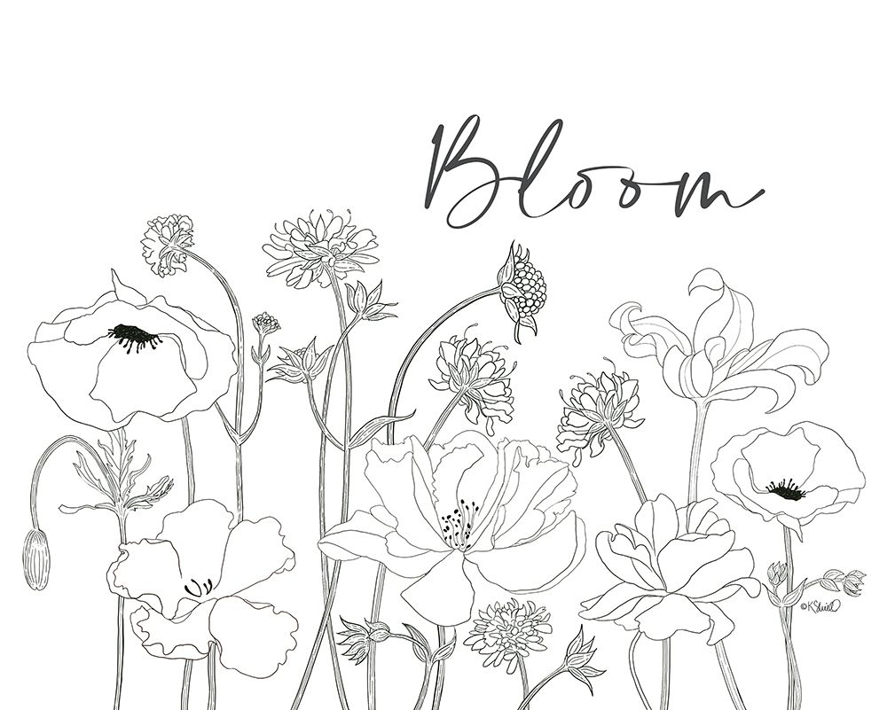 Flowers in Bloom art print by Kate Sherrill for $57.95 CAD