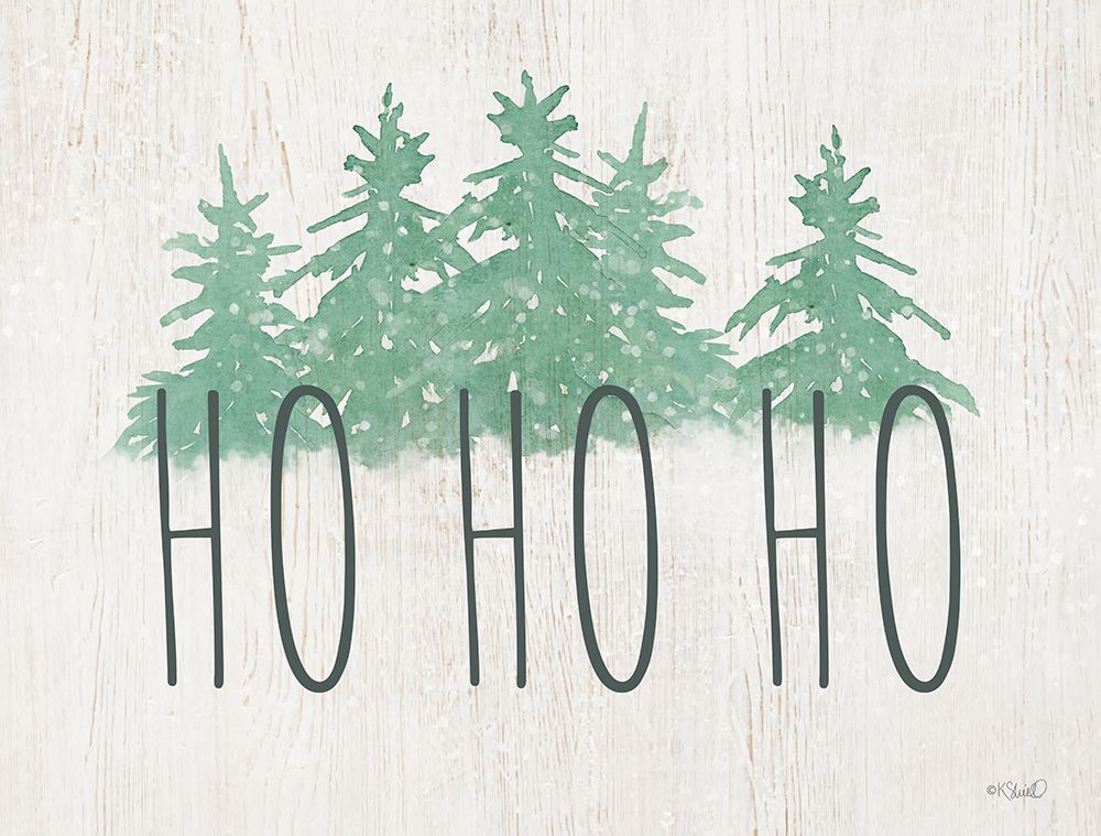 Ho Ho Ho Trees art print by Kate Sherrill for $57.95 CAD