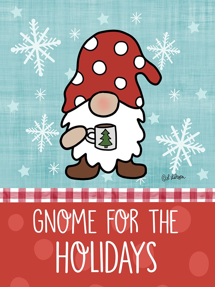 Gnome for the Holidays art print by Lisa Larson for $57.95 CAD